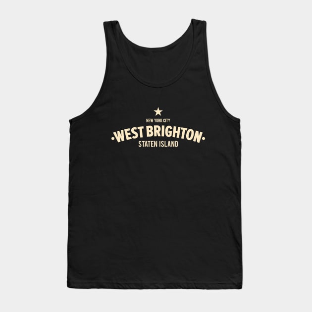 West Brighton, Staten Island - Where NYC Charm Meets Neighborhood Vibe Tank Top by Boogosh